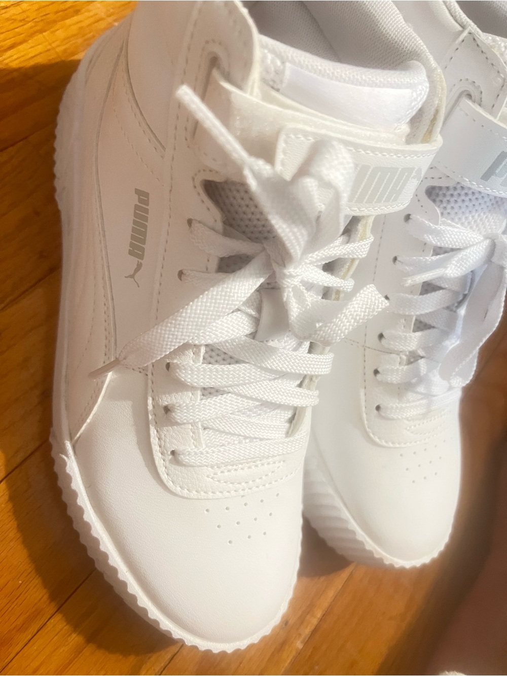 Puma High-Top Sneakers – White – Worn Once – Excellent Condition